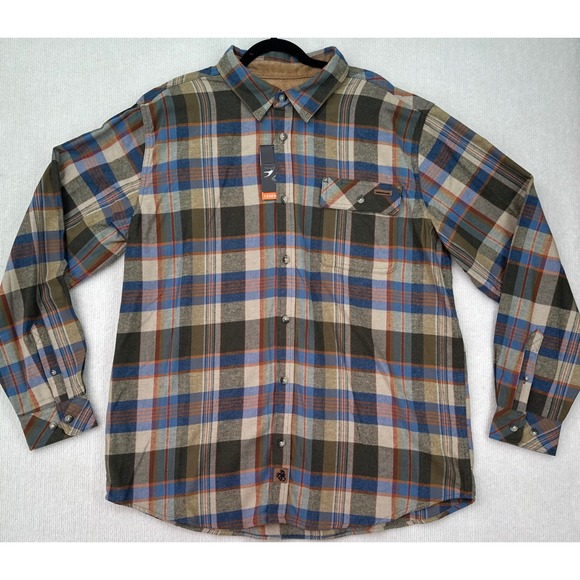 Other - Legendary Whitetails Mens XL Buck Camp Flannel Shirt Plaid NWT Cotton SKU 0430
